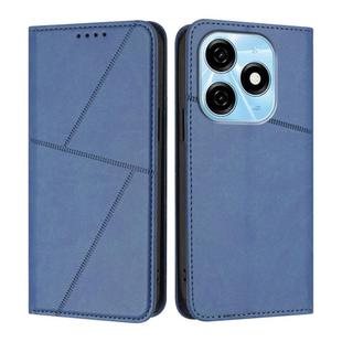 For Tecno Spark 20 / Spark 20C / Pop 8 Strong Magnetic Frosted Flip Leather Phone Case(Royal Blue)