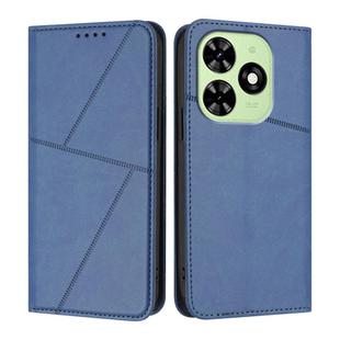 For Tecno Spark Go 2024 Strong Magnetic Frosted Flip Leather Phone Case(Royal Blue)