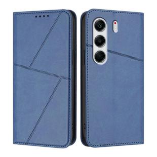 For Tecno Camon 40 Strong Magnetic Frosted Flip Leather Phone Case(Royal Blue)