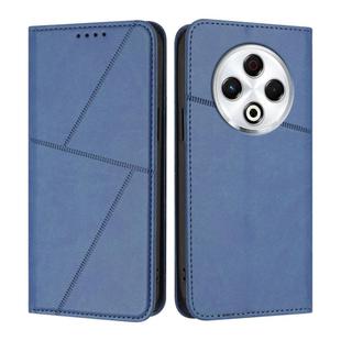 For Tecno Spark 30 4G Strong Magnetic Frosted Flip Leather Phone Case(Royal Blue)