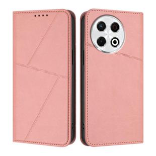 For Tecno Spark 30 Pro Strong Magnetic Frosted Flip Leather Phone Case(Pink)