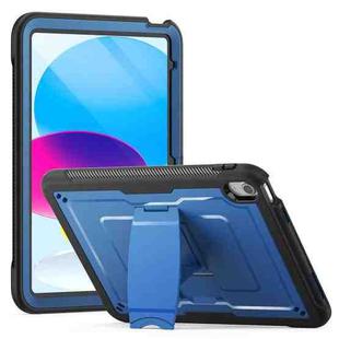 For iPad 2025 / 2022 Honeycomb Stand TPE Hydric PC Tablet Case(Navy Blue)
