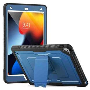 For iPad 10.2 2021 / 2020 / 10.5 2019 Honeycomb Stand TPE Hydric PC Tablet Case(Navy Blue)