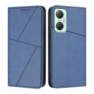 For Infinix Hot 20 5G Strong Magnetic Frosted Flip Leather Phone Case(Royal Blue)