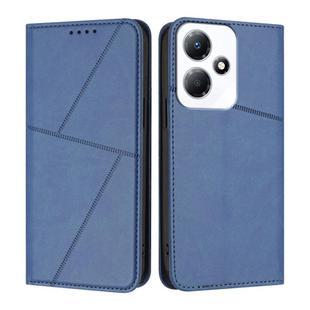 For Infinix Hot 30 Play / Hot 30 Play NFC Strong Magnetic Frosted Flip Leather Phone Case(Royal Blue)