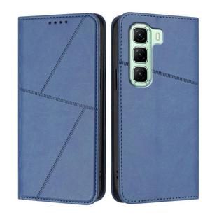 For Infinix Hot 50 5G Strong Magnetic Frosted Flip Leather Phone Case(Royal Blue)