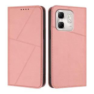 For Infinix Hot 50i / Smart 9 Strong Magnetic Frosted Flip Leather Phone Case(Pink)