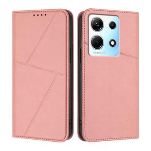 For Infinix Note 30 4G Strong Magnetic Frosted Flip Leather Phone Case(Pink)