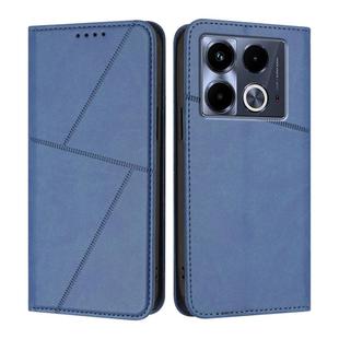 For Infinix Note 40 4G Strong Magnetic Frosted Flip Leather Phone Case(Royal Blue)
