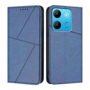 For Infinix Smart 7 Strong Magnetic Frosted Flip Leather Phone Case(Royal Blue)