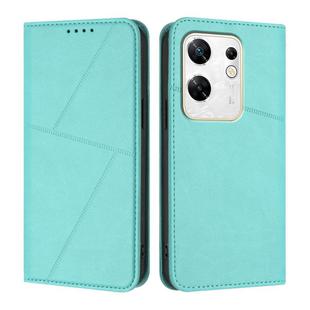 For Infinix Zero 30 4G Strong Magnetic Frosted Flip Leather Phone Case(Light Blue)