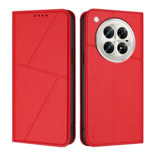 For Infinix Zero 40 4G / Zero 40 5G Strong Magnetic Frosted Flip Leather Phone Case(Red)