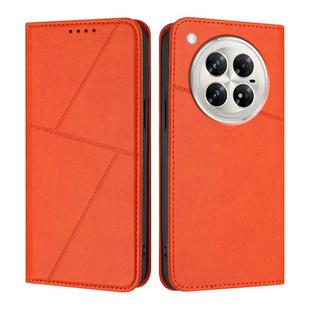 For Infinix Zero 40 4G / Zero 40 5G Strong Magnetic Frosted Flip Leather Phone Case(Orange)