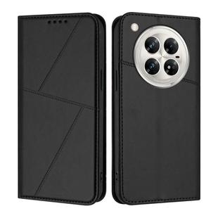 For Infinix Zero 40 4G / Zero 40 5G Strong Magnetic Frosted Flip Leather Phone Case(Black)
