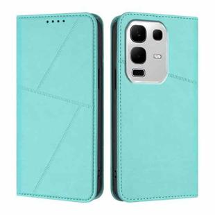For Infinix Note 50s Strong Magnetic Frosted Flip Leather Phone Case(Light Blue)
