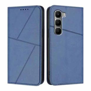 For Infinix Hot 60 4G / Hot 60i 4G Strong Magnetic Frosted Flip Leather Phone Case(Royal Blue)
