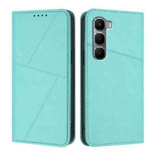 For Infinix Hot 60 4G / Hot 60i 4G Strong Magnetic Frosted Flip Leather Phone Case(Light Blue)