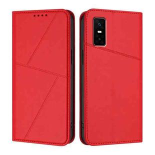 For Infinix GT 30 Pro Strong Magnetic Frosted Flip Leather Phone Case(Red)