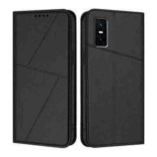 For Infinix GT 30 Pro Strong Magnetic Frosted Flip Leather Phone Case(Black)
