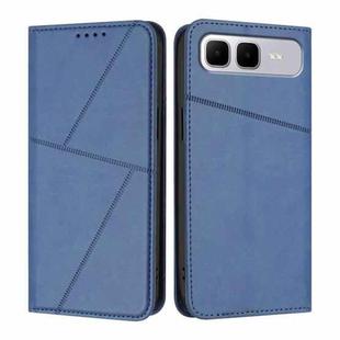 For Infinix Smart 10 Plus 4G Strong Magnetic Frosted Flip Leather Phone Case(Royal Blue)