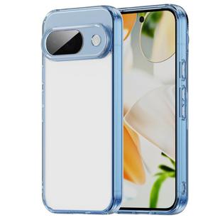 For Google Pixel 9 PC Hybrid TPU Airbag Shockproof Phone Case(Transparent Blue)