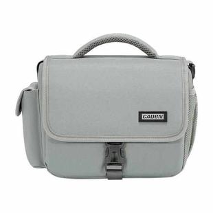 CADeN D27-1 Portable Digital Camera Bag with Strap, Size:26 x 21 x 15cm Grey
