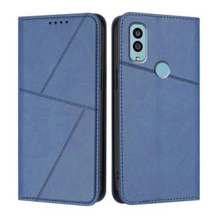 For Kyocera Android One S9 Strong Magnetic Frosted Flip Leather Phone Case(Royal Blue)