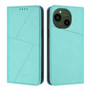 For Sharp Aquos R10 Strong Magnetic Frosted Flip Leather Phone Case(Light Blue)