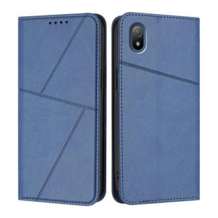 For Sony Xperia Ace III Strong Magnetic Frosted Flip Leather Phone Case(Royal Blue)