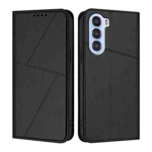 For ZTE nubia S 5G A403ZT Strong Magnetic Frosted Flip Leather Phone Case(Black)