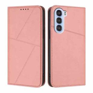 For ZTE nubia S 5G A403ZT Strong Magnetic Frosted Flip Leather Phone Case(Pink)