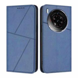 For ZTE nubia Z50S Pro Strong Magnetic Frosted Flip Leather Phone Case(Royal Blue)