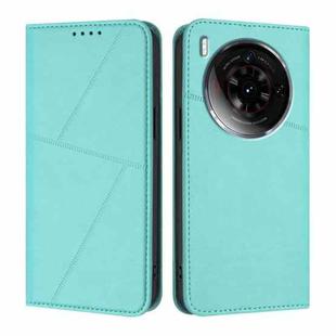 For ZTE nubia Z50S Pro Strong Magnetic Frosted Flip Leather Phone Case(Light Blue)