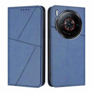 For ZTE nubia Z60S Pro Strong Magnetic Frosted Flip Leather Phone Case(Royal Blue)