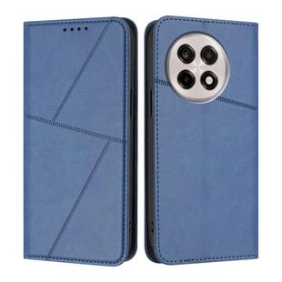 For OnePlus Ace 5 Strong Magnetic Frosted Flip Leather Phone Case(Royal Blue)