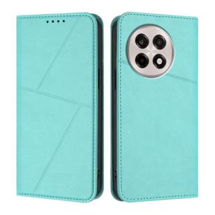 For OnePlus Ace 5 Strong Magnetic Frosted Flip Leather Phone Case(Light Blue)
