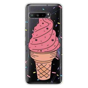 For Asus ROG Phone 3 ZS661KS Shockproof Painted Transparent TPU Protective Case(Ice Cream)