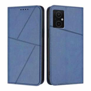 For Xiaomi Poco M5 Strong Magnetic Frosted Flip Leather Phone Case(Royal Blue)