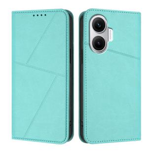 For Xiaomi Poco F7 5G Strong Magnetic Frosted Flip Leather Phone Case(Light Blue)