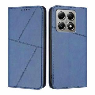 For Xiaomi 15T 5G Strong Magnetic Frosted Flip Leather Phone Case(Royal Blue)
