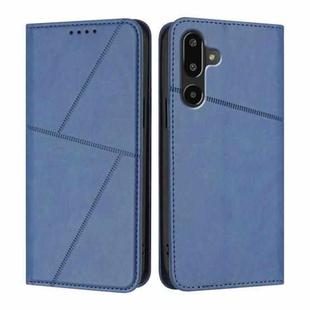 For Samsung Galaxy M16 5G / F16 5G Strong Magnetic Frosted Flip Leather Phone Case(Royal Blue)