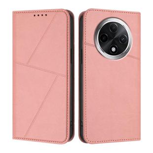 For Redmi A3 Pro Strong Magnetic Frosted Flip Leather Phone Case(Pink)