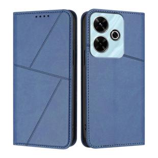 For Redmi 13 4G / 5G Strong Magnetic Frosted Flip Leather Phone Case(Royal Blue)