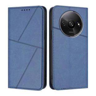 For Redmi A3 4G / A3x 4G Strong Magnetic Frosted Flip Leather Phone Case(Royal Blue)