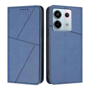 For Redmi Note 13 Pro 5G Strong Magnetic Frosted Flip Leather Phone Case(Royal Blue)
