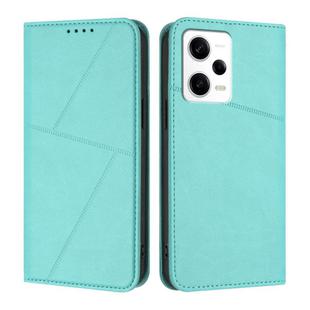 For Redmi Note 12 Pro+ Global Strong Magnetic Frosted Flip Leather Phone Case(Light Blue)