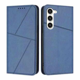 For Samsung Galaxy S23+ 5G Strong Magnetic Frosted Flip Leather Phone Case(Royal Blue)