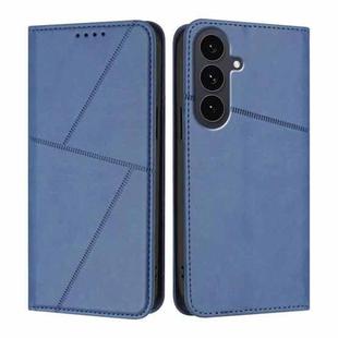 For Samsung Galaxy S25 FE 5G Strong Magnetic Frosted Flip Leather Phone Case(Royal Blue)