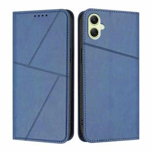 For Samsung Galaxy A06 4G / 5G Strong Magnetic Frosted Flip Leather Phone Case(Royal Blue)