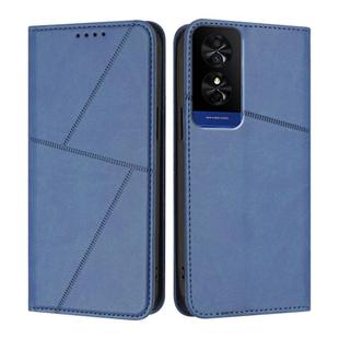 For TCL 50 5G / 50 XE / 50 XE NxtPaper Strong Magnetic Frosted Flip Leather Phone Case(Royal Blue)